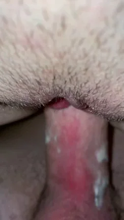 Close-Up Creamy Pussy Creampie Drip 😍💦 [M/F]