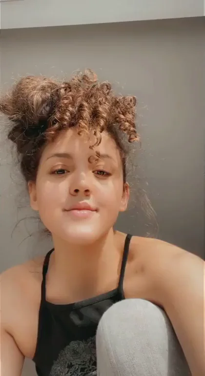 Curly headed cutie with a fat booty