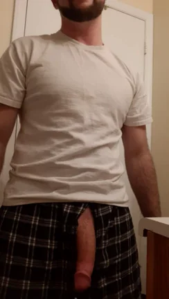 Anyone else get bored and play with their huge cock?
