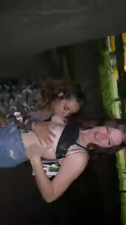 Cars Slowing Down for Our Slutty Public Titty Suck Fest 😈🚗💦