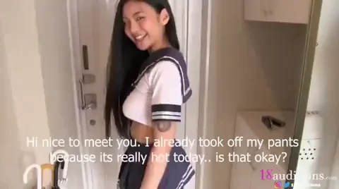 Rae Lil Black's Naughty Asian Schoolgirl Creampie Ride 🍑💦