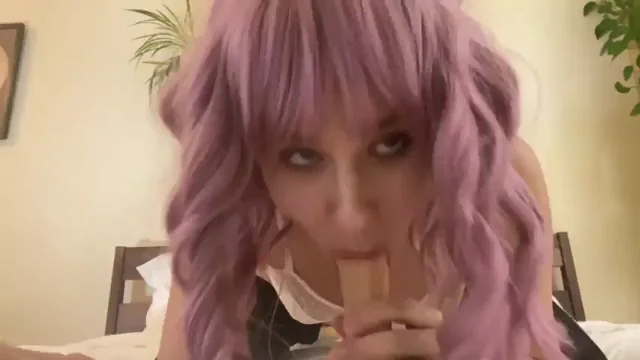 Preggo Pink-Haired Slut Craves Your Cock