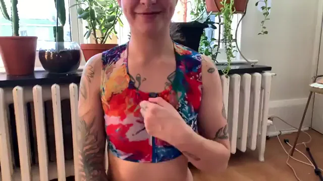 Tattooed Slut's Perfect Handful Titty Reveal