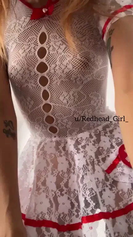 Hope you like a sexy nurse with small tits ?