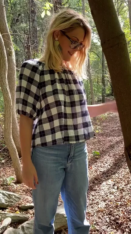 Can we go for a walk in the woods? I wanted to show you something ??
