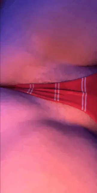 Soaked Red Panties Dripping Wet 😻💦