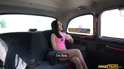 Taxi Ride to Pussy Paradise: Shaven Hungarian Slut Devours Thick Cock