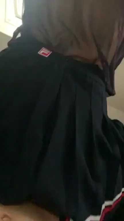Skirt Hike Tease: Camel Toe Ride & Ass Flash