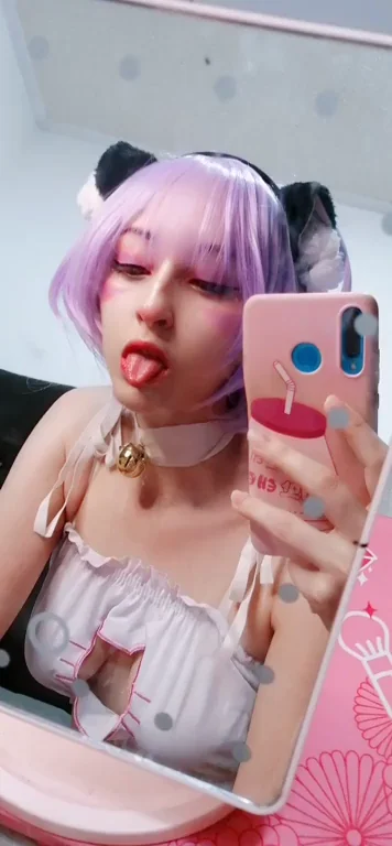 🔥 AliceKyo's Slutty Miqo'te Ahegao Tease 😻💦