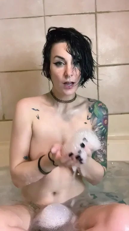I love bubble baths