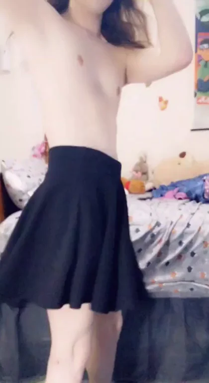 Do you wanna sit under my skirt? ??