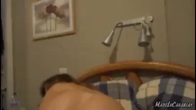 Busty Teen Slut Rides Massive Cock and Gulps Cum on Plaid Bed