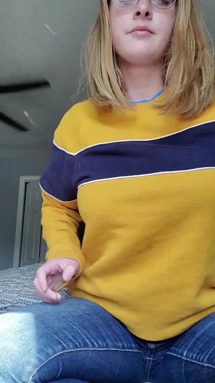 Striped Sweater Titty Drop Tease 😍🍈🍈 [OC]