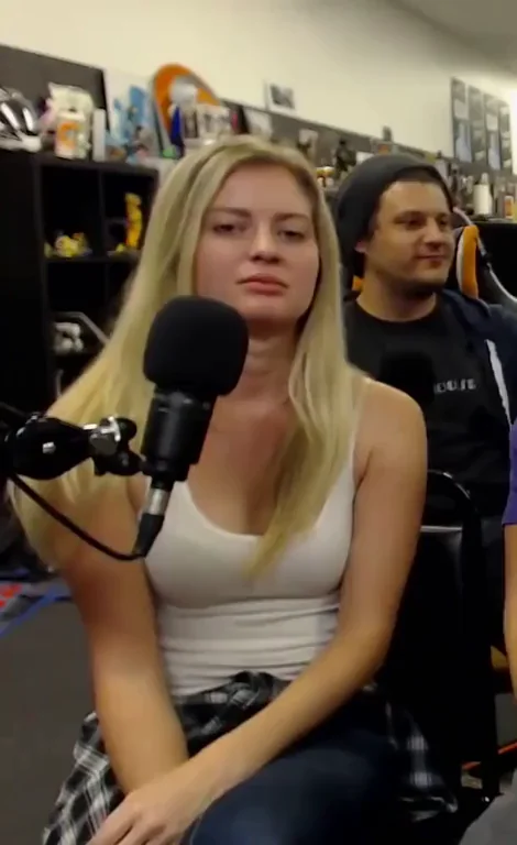 Oopsie Cleavage Slip on Live Mic