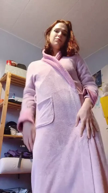 Cozy Up to My Sexy Trans Thong Tease 😘💕