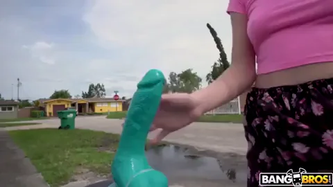 Slut Loves Riding Her Dildo Bike 🍆🚲💦