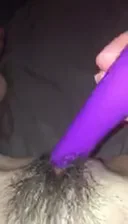 41yo MILF Fucks Her Juicy Pussy with New Purple Dildo 🍆💜🔥