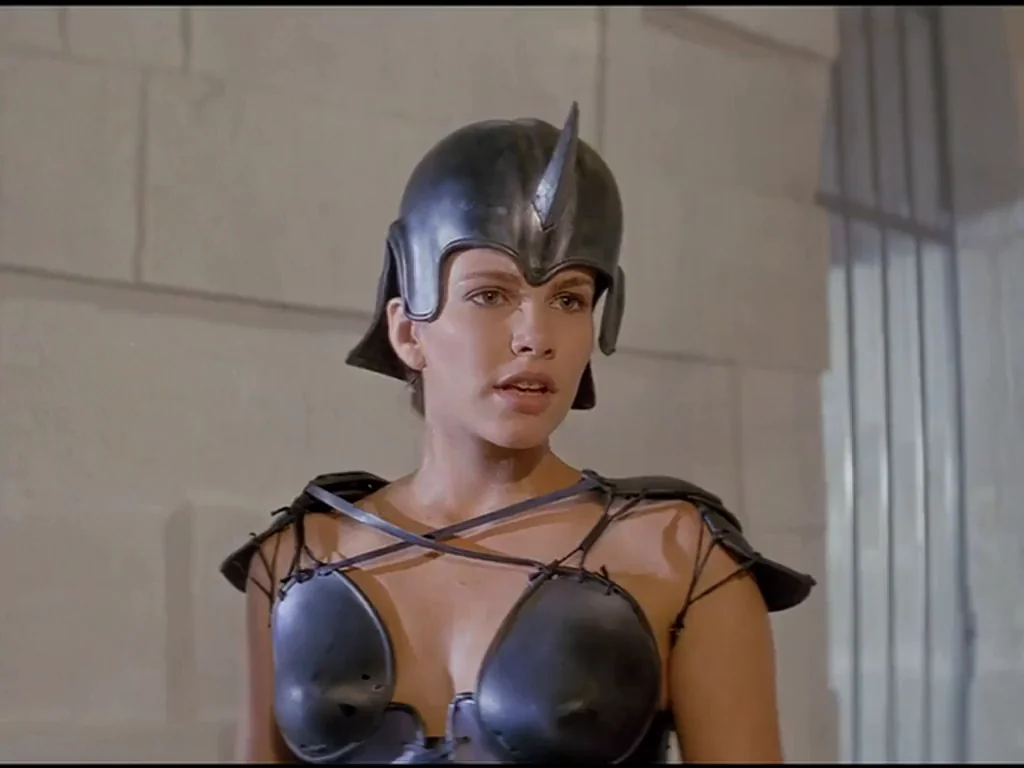 Notorious groupie Tawny Kitaen in The Perils of Gwendoline in the Land of the Yik Yak (1984)