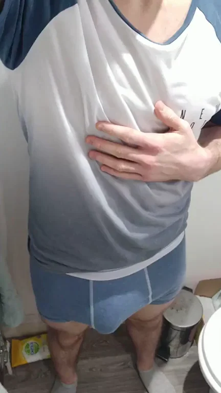 Bathroom Beast: Massive Cock Tease & Epic Cum Blast