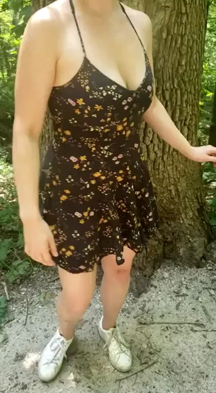 I like teasing you with no panties