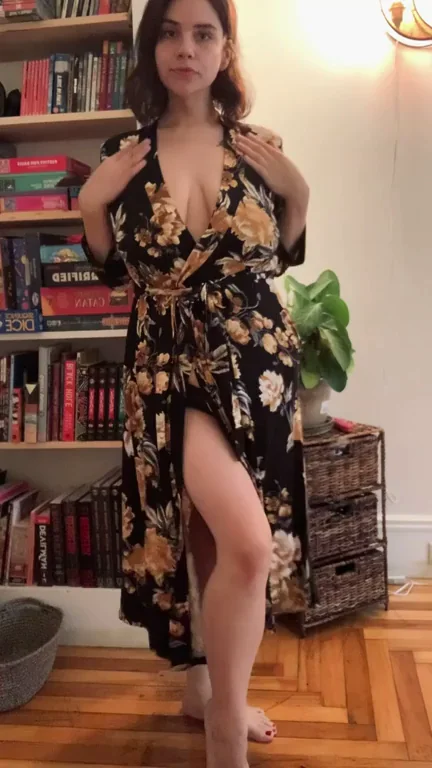 Morning Titty Drop Wake-Up: Slutty Robe Reveal (OC)