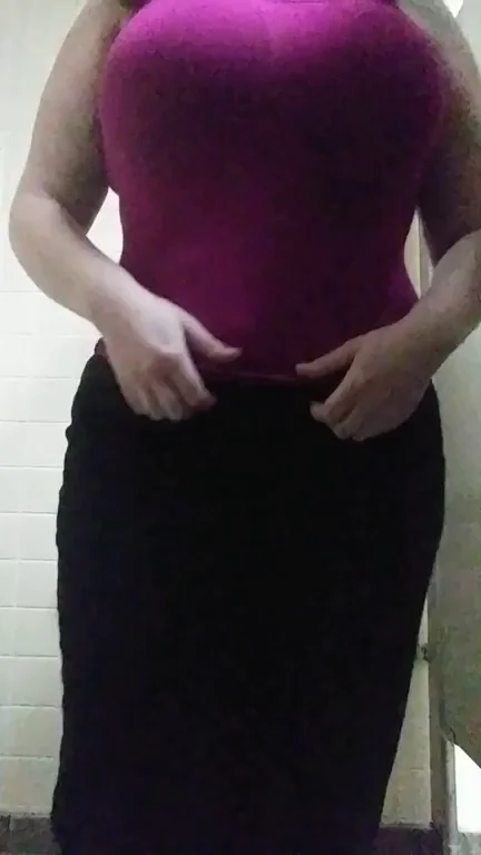 Stripping in the work bathroom