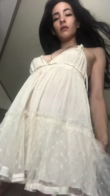 Dress Slips Off Petite Slut's Perky Tits – Blunt-Hit Tease Makes Dicks Throb Solo