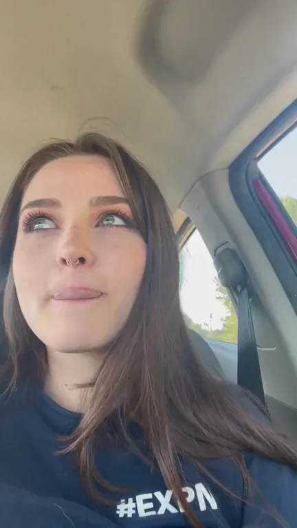 Have you ever spotted a girl flashing her tits down the road? ?