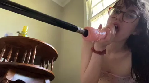 Sucking So Hard the Fuck Machine Fights Back 💦🤖🍆