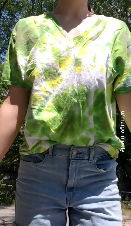 I was enjoying the sunshine on my titties and was almost caught by my neighbor ? I'm ~pretty~ sure they didn't see me