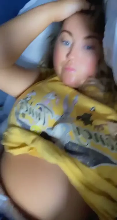 Bouncing My Massive Natural 34H Titties in Bed