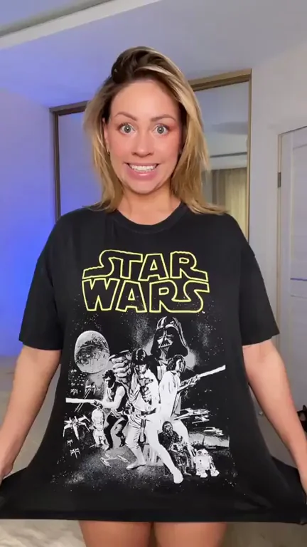 Happy Nude Friday Tease in Star Wars Tee! 🍑🔥