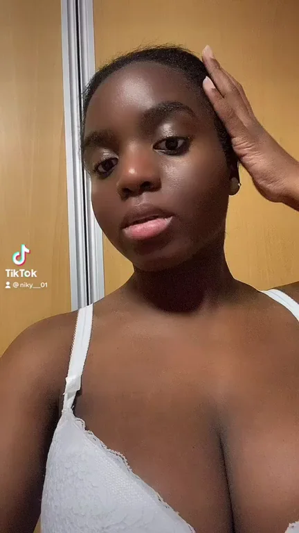 What’s the First Naughty Word for My Juicy Ebony Tits? 🍫💦