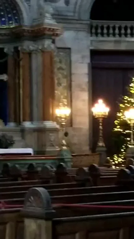 Church Slut Bride Sucks Hubby's Throbbing Cock on Altar