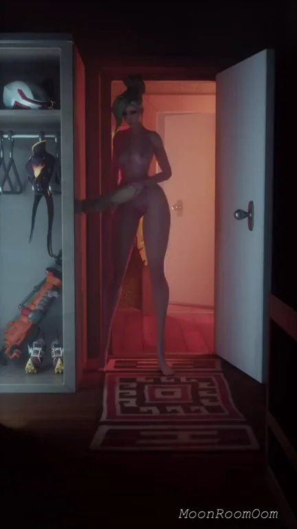 Mercy Home Alone Solo Tease 🔥🍑 (MoonRoomOom)