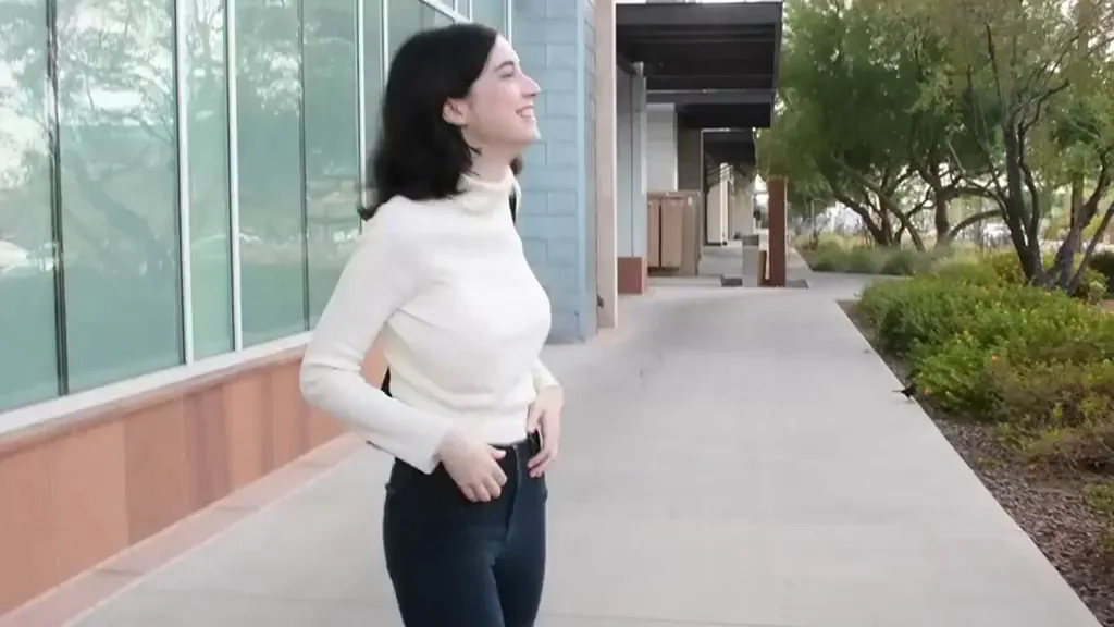 evealing Her Astonishing Pair, Getting Caught and Threatened with The Police
