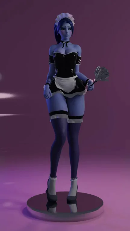 🔥 Widowmaker Maid 360° Booty Spin 🍑💦 (Gelzy)