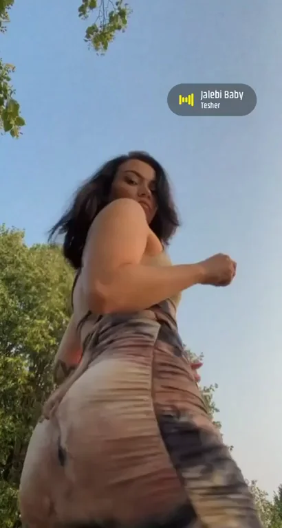 Peek Under My Tight Dress? 🍑🔥 Twerk Tease!
