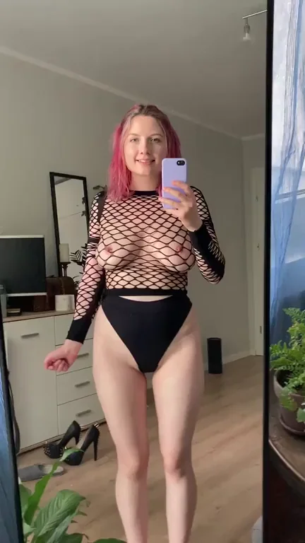 Will Daddy Be Proud of My Slutty Fishnet Tease? 😈💦
