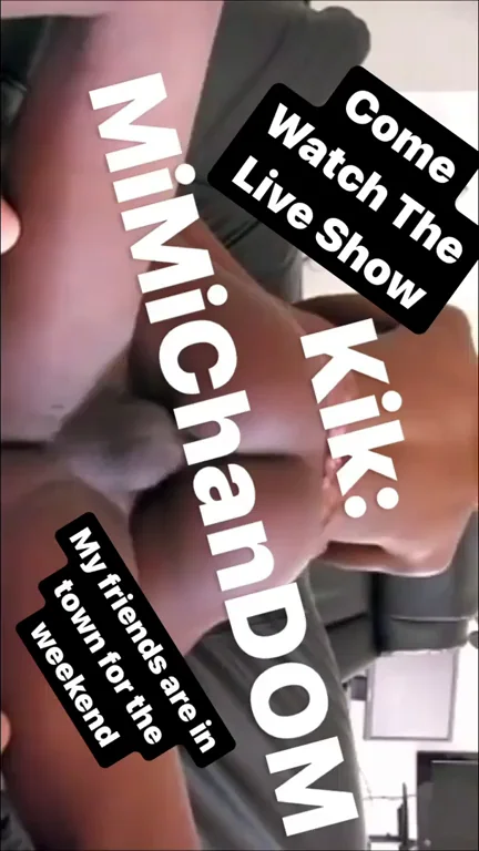 Black Couple Friends Tease Cuckquean with Live Fuck Shows in Bay Area 😈🍆💦 MiMiChanDOM Kik