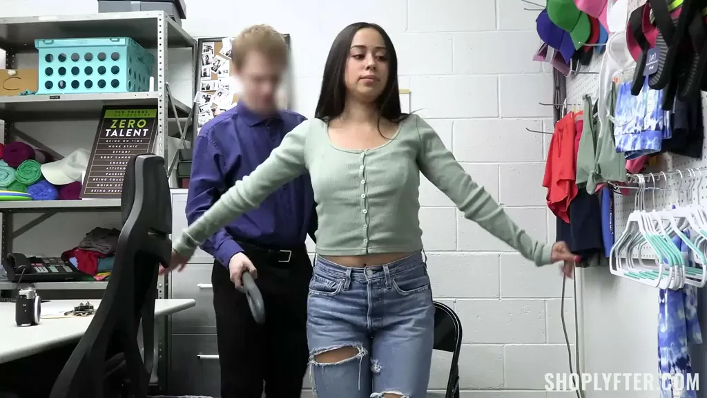 Shoplyfter Dania Vega Trains Rookie Cop with Her Juicy Latina Ass
