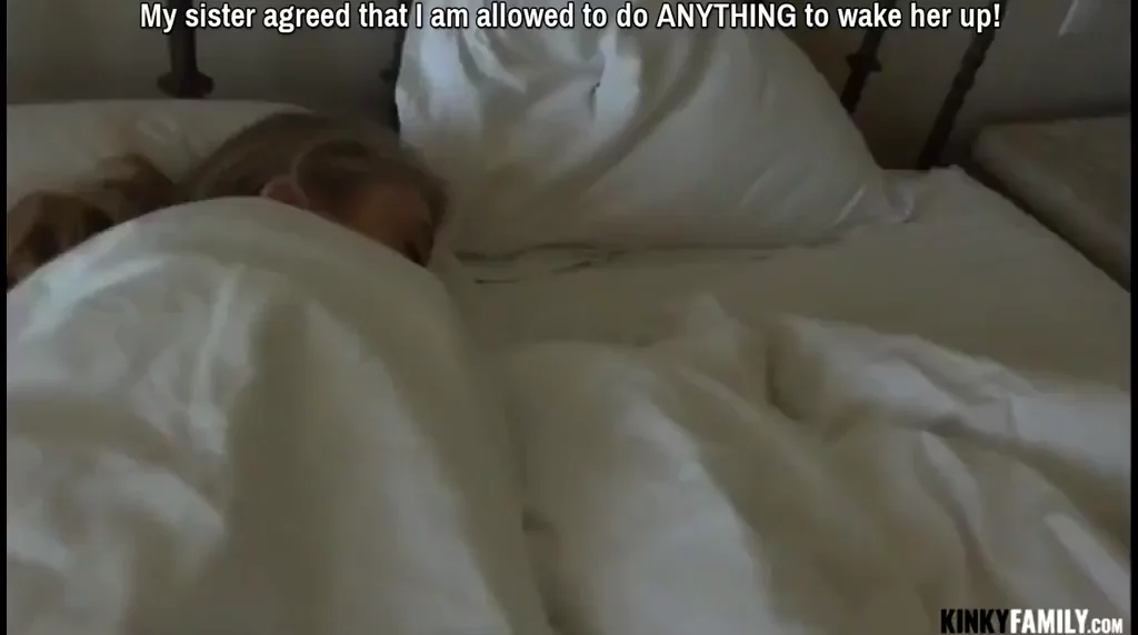 Cute Sis (part 2) - waking her up for class! [Sleeping]