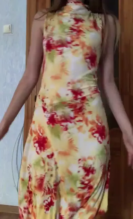 Slutty College Chick Teases in Tight Dress? 🔥👗