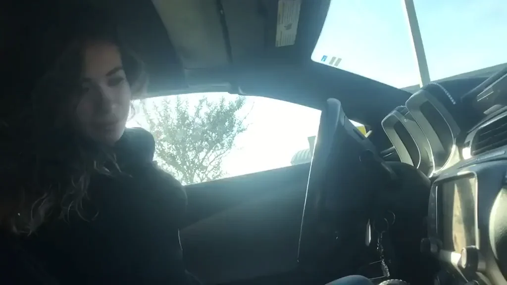 🚗 Skipping School for Car Cock Sucking Slut 😈🍆💦