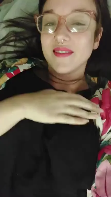 Glasses Slut Teases Her Massive Puffy Areolas – Do Ya Like 'Em Big?