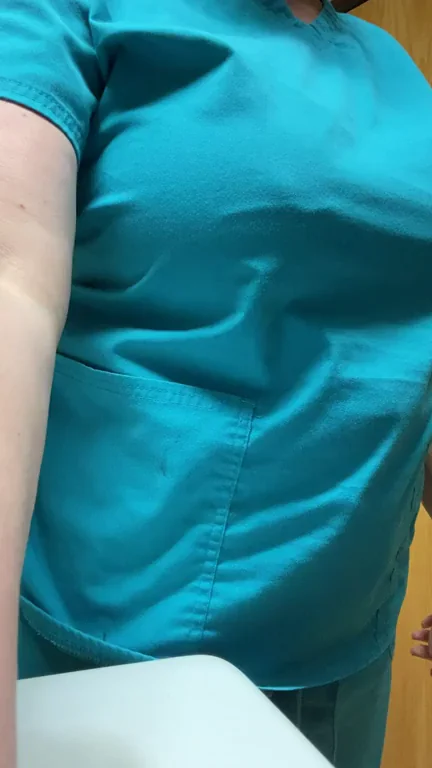 Hard Day at Work: Nurse's Massive Tits Pop Out 🍑💉🔥