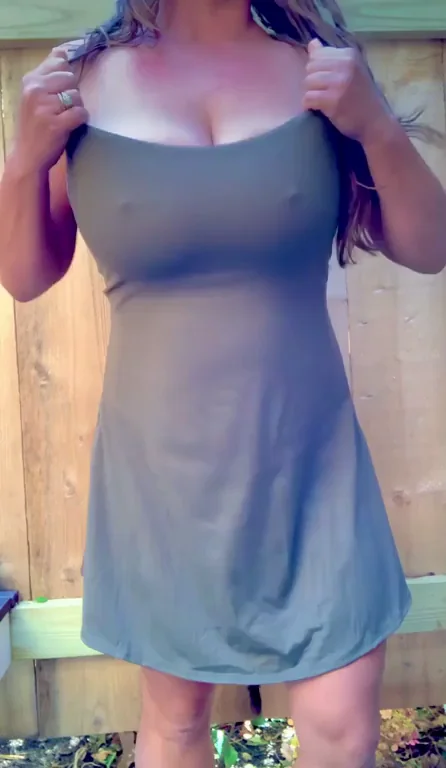 Built-in bras just mean one less layer to take off ? [OC] [37F] [gif]