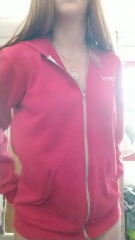 Agatha’s Pink Hoodie Tease: Massive Tits Out & Squirt VIP Gift 🍑💦