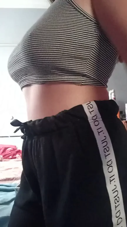 Bouncing Boob Doll Tease: Hope These Tits Brighten Your Day