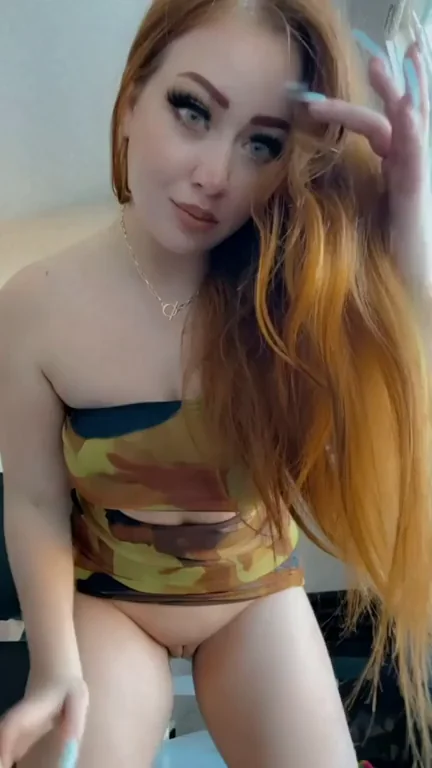 Smiling face, perky tits, puffy innie
